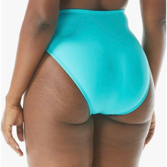 Coco Reef Aqua High Esteem High Leg and Waist Bikini Bottom S NWT - Picture 2 of 2